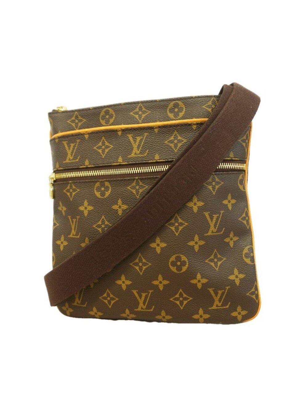 Louis Vuitton Shoulder Bag Monogram Pochette Valmy Brown